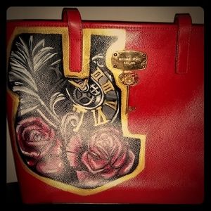 Custom painted Michael Kors purse